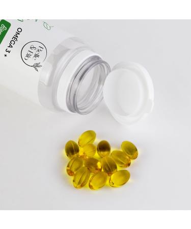 OMEGA 3+ & HEART HEALTH - Omega 3+ EPA and DHA - 120 capsules - 1 month cure - BELLE&BIO Food Supplement - Made in France - Buy Online on GoSupps.com
