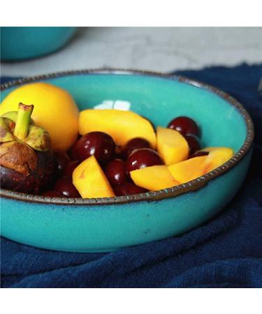 Original Household Ceramic Soup Bowl Bowl Creative Fruit Bowl Salad Bowl Restaurant Shallow Bowl Bowl Mixing Bowl Green Kitchenware Plate - Buy Online on GoSupps.com