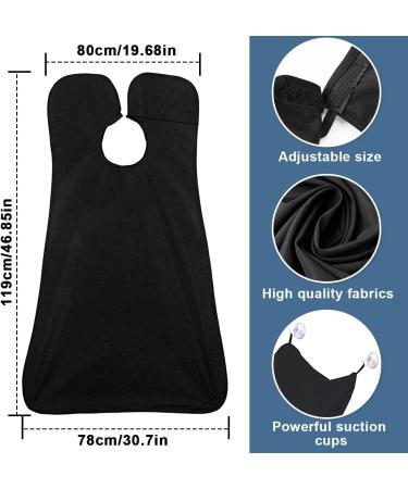 Waterproof Beard Bib & Grooming Cape - Hair Clippings Catcher with 3 Suction Cups | Perfect Gift for Boyfriend Husband Father's Day - Buy Online on GoSupps.com