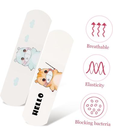 Beaupretty Cartoon Wounds Protector Stickers - 60 Sheets of Breathable Adhesive Bandages for Kids & Adults - Buy Online on GoSupps.com