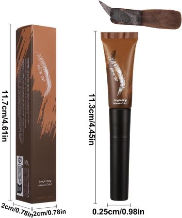  Lesunbak Eyebrow Tint Smudge Resistant - Natural Eyebrow Colour | Semi-Permanent Water-Resistant Dye - Long-Lasting Makeup for Women and Men - Buy Online on GoSupps.com