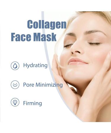 Skinglo Biocollagen Deep Mask | Hydrating Glow & Anti-Aging Facial Sheet Mask | 1 Box Collagen Boost - Buy Online on GoSupps.com