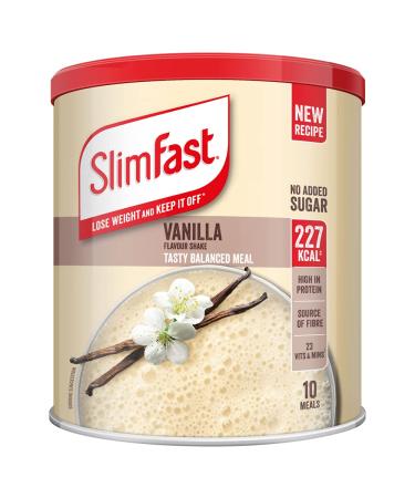 Slimfast Meal Shake Powder Vanilla 365G Vanilla 365 g (Pack of 1)