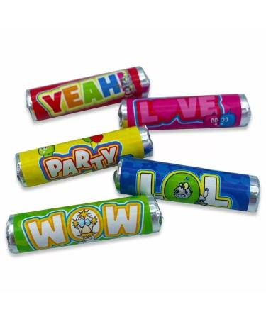 Big Mood Text Rolls - 200 (Box) Chalk Candy Sweets