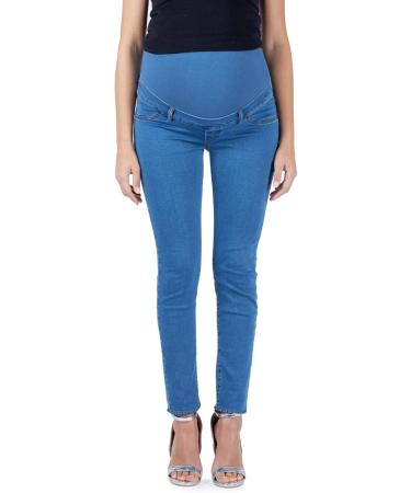 Milano Maternity Jeans - Ultra Stretch Buttery Soft Denim, High Waisted Over The Bump Band, Size 14 - Buy Online on GoSupps.com