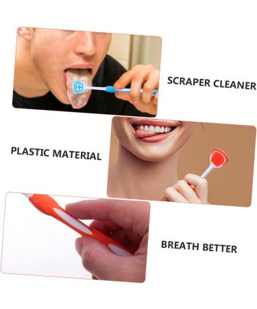 Minkissy 8-Pack Tongue Cleaning Brushes - Reusable Silicone & Metal Oral Care Kit | Multi-Color Tongue Scrapers for Fresh Breath - Buy Online on GoSupps.com