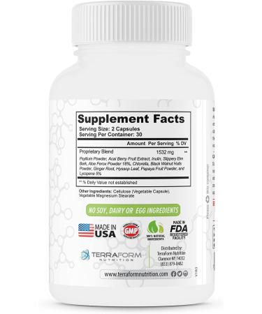 Natural Acai Berry Cleanse - Powerful Antioxidant Detox for Liver, Colon, Pancreas - Supports Healthy Digestive System - Made in USA - 1 Month Supply - Buy Online on GoSupps.com