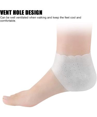 5 Pair Heel Protectors for Shoes Moisturizing Heel Socks Heel Pads Cushion Protectors Moisturizing Heel Protective Cover Wrap for Women to Heal and Treat Dry Cracked Heels(White) - Buy Online on GoSupps.com
