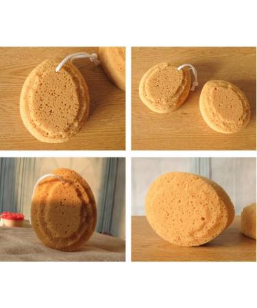 Milisten 5pcs Bathing Mesh Pouf Scrubber - Yellow Loofah Shower Ball & Exfoliating Mitt - Ideal Bathroom Accessories for Baby & Adults - Buy Online on GoSupps.com