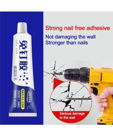 Strong Nail Adhesive Strong Nail Adhesive Waterproof Glue Multifunctional Nail Liquid Waterproof Strong Adhesive Glue (1PCS) - Buy Online on GoSupps.com