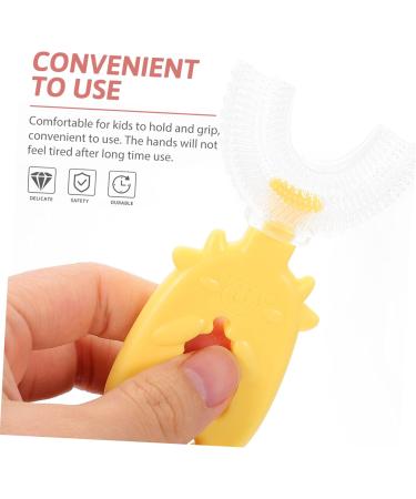 Beavorty 18 STK U-Shaped Silicone Toothbrush for Kids | Soft Bristles Baby & Children s Toothbrushes - International Shipping Available - Buy Online on GoSupps.com