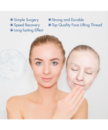  MITHCO Pdo-Cog 18G100mm Facial Firming Thread Cog 360R Bidirection Cog Anti-Aging Face Lift 20 Pack - Buy Online on GoSupps.com