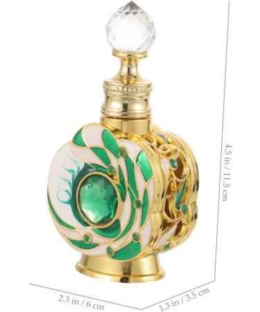 Healeved Perfume Bottle Essential Oil Perfume Dubai Perfume Finery Perfume Essential Oil Holder Bottle for Essential Oil Vintage Bottle Middle East Metal Bottle Travel - Buy Online on GoSupps.com