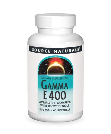 Source Naturals Gamma E 400 Complex with Tocotrienols 400 mg 60 Softgels