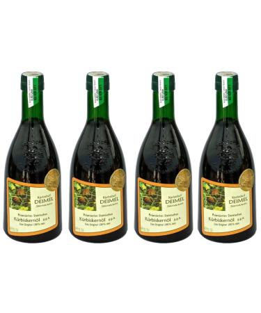 Pumpkin Deimel Styria/Austria - savings offer 4 x 500ml - original Styrian pumpkin seed oil G.G.A.- Annually awarded 500 ml (4 -pack)