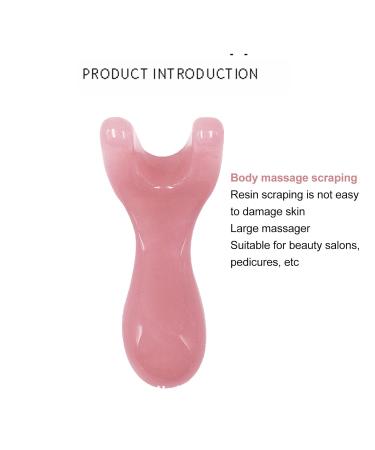 Pink Resin Nose Scraper Gua Sha Tool for Facial Care | Effective Skin Care Solution - Buy Online on GoSupps.com
