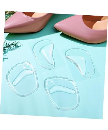 4 Pairs Silicone Mat Arch Cushions | Arch Insert Support & Forefoot Pads for Women & Men | Comfort & Pain Relief for High Heels & Everyday Shoes - Buy Online on GoSupps.com