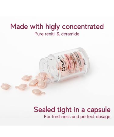 Qtamin Retinol Capsules with Ceramide 30 Count - Anti Wrinkle Skin Care for Aging Resurfacing - Deep Wrinkle Removal Serum for Brightening & Moisturizing Skin - Buy Online on GoSupps.com