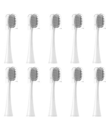 MERUYOO Replacement Toothbrush Heads Compatible with Burst Sonic Toothbrush Bst-10w