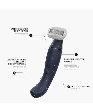 Freya Shaving Starter Kit - Purple Handle 2 Blades & Holder | International Shipping Available - Buy Online on GoSupps.com