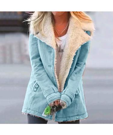 Buy Women's Oversized Plush Hoodie Jacket - Warm Fleece Winter Coat in XL Blue & Color Variants - International Shipping Available - Buy Online on GoSupps.com