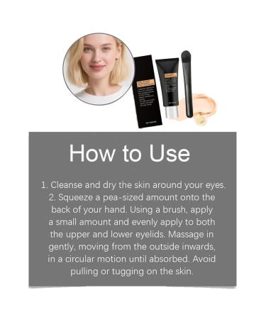 futiu Deeply Hydrating Eye Cream To Reduce Fine Lines Eye Massage Cream To Boost Firmness Relieve Puffiness And Dark Circles(5pcs) - Buy Online on GoSupps.com