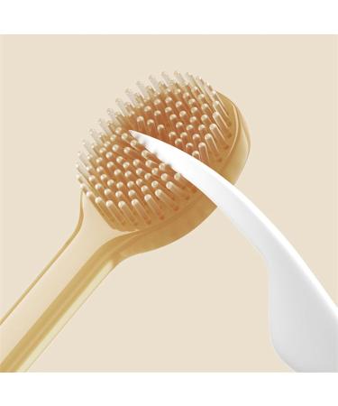 Fack Locc Infant Toothbrush Set - Silicone Tongue Cleaner & First Toddler Toothbrush - Ideal Shower Gift & Dust Protection - Buy Online on GoSupps.com