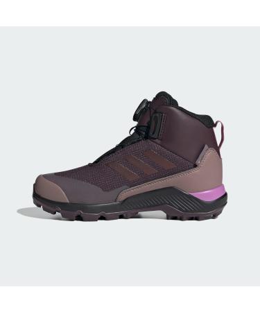 Shop adidas Unisex Kids' Terrex Winter Mid Boa Rain.RDY Hiking Shoes - Size 36 EU | Shadow Maroon & Wonder Red - Buy Online on GoSupps.com