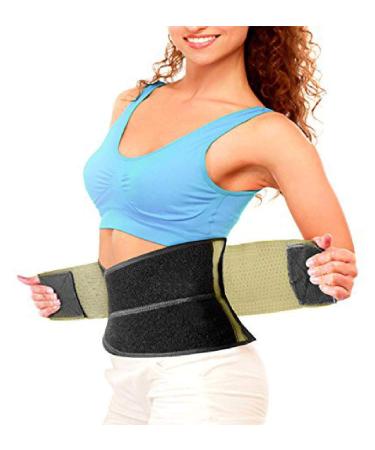 Premium New Shaper Slimming Molding Workout Belt for Men and Women Nude 16.0 Ounce Nude One Size