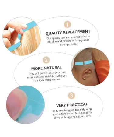 Angoily 6 Sheets double sided sticker double sided tape Adhesive strip Accessories wig adhesive tape patch hair extensions supplies pu water proof film Reissue block - Buy Online on GoSupps.com