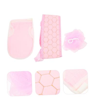 Didiseaon 3-Piece Bath Towel Set - Soft Sponge Body Strap - International Shipping Available - Buy Online on GoSupps.com