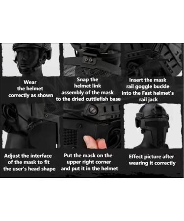 IPEXI Cosplay Tactical Airsoft Helmet - Medieval Dark Iron Samurai Style in Black - 21.2'' to 25.2 - Buy Online on GoSupps.com