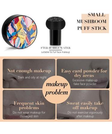 Mushroom Head Air Cushion CC Cream Moisturizing CC Cream Long-Lasting Matte Concealer Cream(Natural Color) - Buy Online on GoSupps.com
