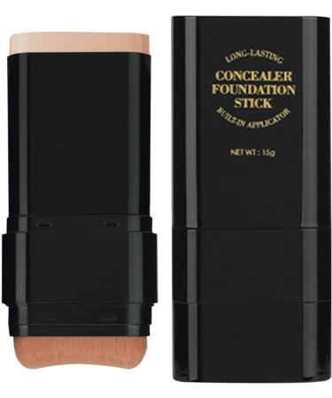  G n rique Foundation Makeup Stick - Double-Headed Long-Lasting Concealer | 15g Girls' Face Cream Smooth Application for Flawless Skin Easy Concealment Imperfection - Buy Online on GoSupps.com