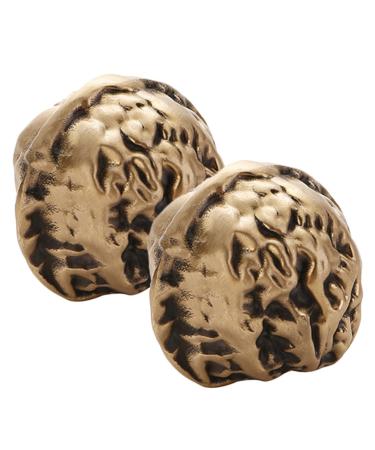 Sewoart 1 pair of handmade balls Chinese handballs for hands Chinese handballs brass artware chinese handmade balls walnut balls Chinese decor chinese