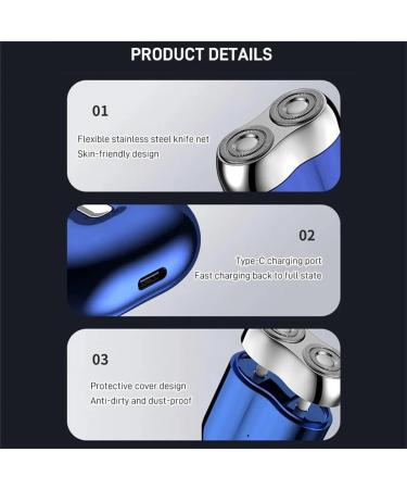 2024 New Upgrade Pocket Shaver USB Mini Shavers for Men 2024 New Upgrade Pocket Shaver Electric Mini Portable Razor Rechargeable Waterproof Compact Electric Shaver For Home Car Travel (Silver) - Buy Online on GoSupps.com