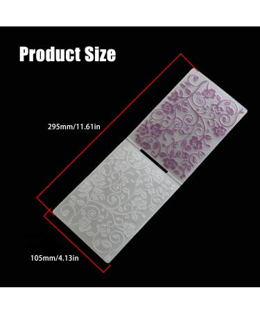 20Pcs Flower Butterfly Embossing Folders - DIY Stencil Decorating Tools for Paper Cards and Scrapbook - 5.8 x 4.1 Inch Plastic Mould Templates - Buy Online on GoSupps.com