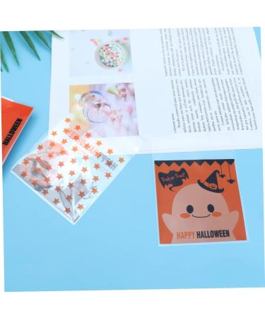 ifundom 200 Pcs Sweet Bags halloween party decoration spider treat bag Cellophane Treat Bags halloween party supplies popcorn bags cookie packaging bags cookie bag cute self adhesive bag - Buy Online on GoSupps.com