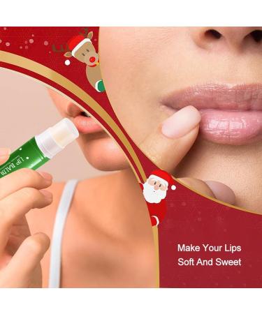 Baume l vres de No l gloss paillettes enroulables gloss l vres gloss l vres rouge l vres roll-on cadeau d'anniversaire cadeau de No l pour la famille et les amis - Buy Online on GoSupps.com