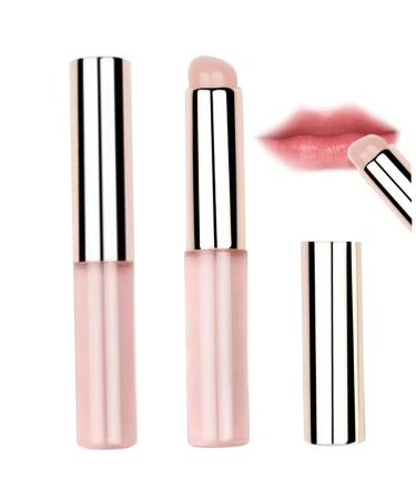 2 PCS Lipstick Brush Reusable Lip Brush with Dust Cover Lip Applicator Soft Elastic Silicone Lip Brush Multi Functional Silicone Lip Applicator for Lipsticks Lip Gloss Lip Balm Lipstick Brush