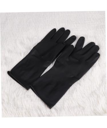 minkissy 6 Pairs Gloves for Cleaning Guantes De Latex Negros Medium Latex Gloves Hair Dye Glove Salon Gloves Black Gloves Tool Belt Particles Non- Barber Supplies Black Latex Gloves - Buy Online on GoSupps.com