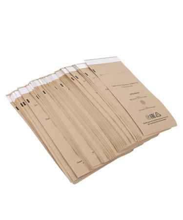 100 pieces of self -sealing dentistry bag bag comfortable and hygienic self -sealing bag for oral care nail art beauty supplies 3.9x7.9 inches