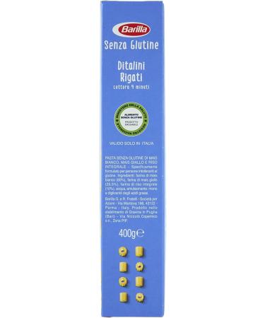 14x Barilla Ditalini rigati 400g senza glutin glutenfree pasta noodles - Buy Online on GoSupps.com