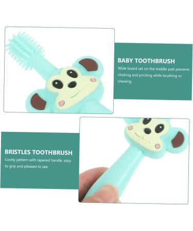 FRCOLOR Toddler Toothbrush - Silicone Teether with Soft Bristles for Easy Gum Care - International Shipping Available - Buy Online on GoSupps.com