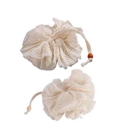 FOMIYES 2 Pcs Foaming Net Loofah Bath Shower Loofah Sponge for Men Bath Shower Sponge Shower Body Scrubber Shower Body Wash Scrubber Mesh Bath Shower Loofah Sponge Mesh Bath Ball Sponge