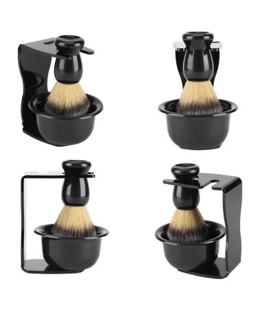 Professional 3-Piece Mags Shaving Brush Set | Men's Shaving Set with Bowl & Stand | Premium Facial Cleaning Tools - International Shipping Available - Buy Online on GoSupps.com