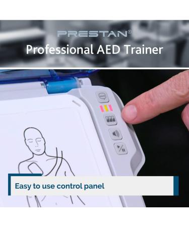 Reliance Medical PRESTAN English/Spanish AED Trainer Clear Confident Voice Instructions Volume Control Language Button. Pre-Connected Pad. Easy application And Removal Due To The Foam Structure single - Buy Online on GoSupps.com