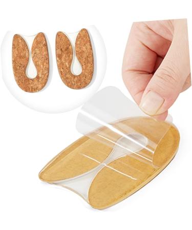 FRCOLOR 6 Pairs Transparent Heel Pad Eyelash Mascara Brush Doll Socks Insoles for Plantar U- Shaped Heel Pad Exercise Accessories Half Women's Heel Cover Internal Heightening - Buy Online on GoSupps.com
