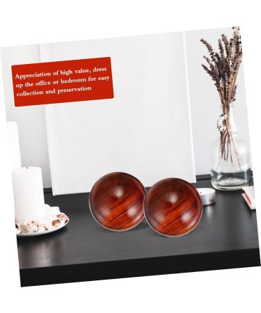TOVINANNA 6 Stk Chinese Zen Meditation Balls | Wooden Acupuncture Massage & Ornaments for Relaxation Perfect Desktop Craft Decor - Buy Online on GoSupps.com