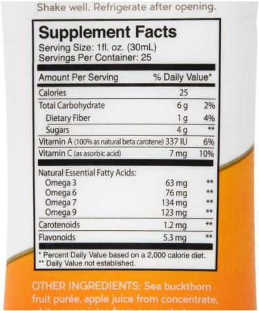 Sibu Blend Sea Buckthorn Fruit Juice - Omega 7 Supplement with Healthy Mixed Fruit Juice | Potent Sea Buckthorn Puree - Buy Online on GoSupps.com